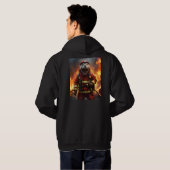 **"Blazing Brawn: The Otter Firefighter"*** Hoodie (Schwarz voll)