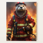 **"Blazing Brawn: The Otter Firefighter"*** Planer (Rückseite)