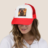 **"Blazing Brawn: The Otter Firefighter"*** Truckerkappe (Beispiel)
