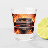 Blazing Burnout SS Schnapsglas (Vorderseite)