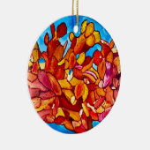 Blazing Cactus Keramik Ornament (Rechts)