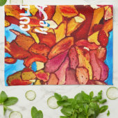 Blazing Cactus Kitchen Towel Geschirrtuch (Gefaltet)