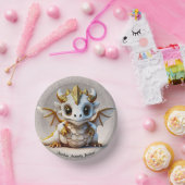 "Blazing Ember" Pappteller (Party)