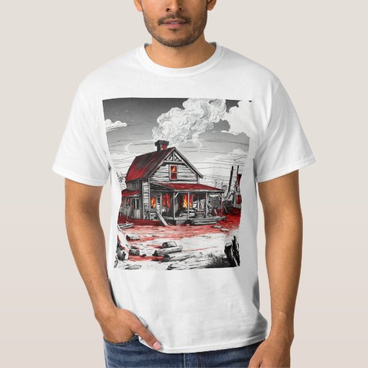 "Blazing Far West: Classic Comic Inferno" T-Shirt (Vorderseite)