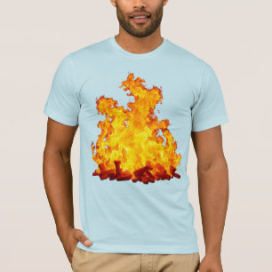 Blazing Fire Bella+Leinwand Men's Jersey T - Shirt
