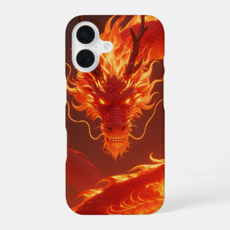 Blazing Fire Dragon | Mythical Flame Dragon Fantas iPhone 16 Hülle
