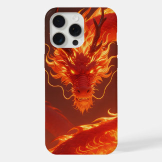Blazing Fire Dragon | Mythical Flame Dragon Fantas iPhone 15 Pro Max Hülle