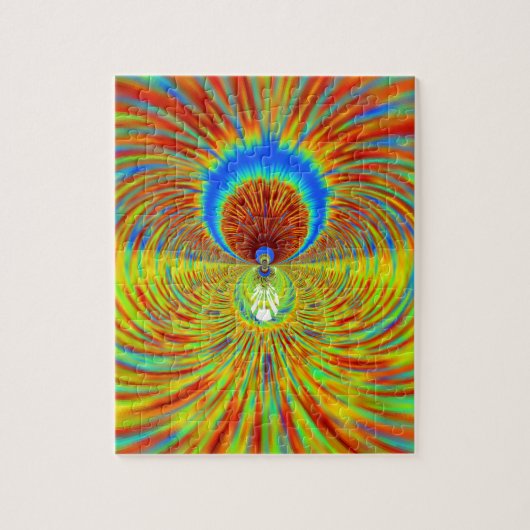 Blazing Fire Graphic Designer Puzzle (Vertikal)