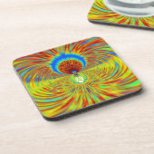 Blazing Fire Graphic Designer Untersetzer (Linke Seite)