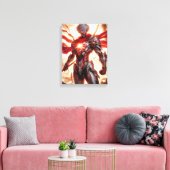 Blazing Heart Knight Leinwanddruck (Insitu (Wohnzimmer))