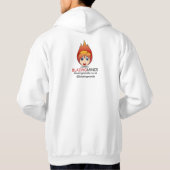 Blazing Minds Flame Head Hoodie (Rückseite)