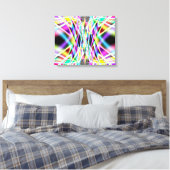 Blazing Omega Canvas Print Leinwanddruck (Insitu (Schlafzimmer))