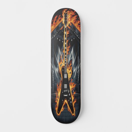 Blazing Riffs Edition 1 Skateboard (Vorderseite)