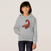 Blazing Scorpion Mythical Creature Fantasy Art Hoodie (Vorne ganz)
