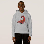 Blazing Scorpion Mythical Creature Fantasy Art Hoodie (Vorne ganz)