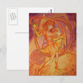 Blazing Solaris Postkarte (Vorne/Hinten)