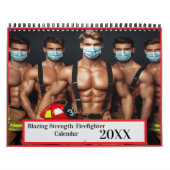 Blazing Stärke: Feuerwehrmann 20XX Kalender (Titelbild)