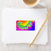 Blazing Sun Adressaufkleber (Insitu)