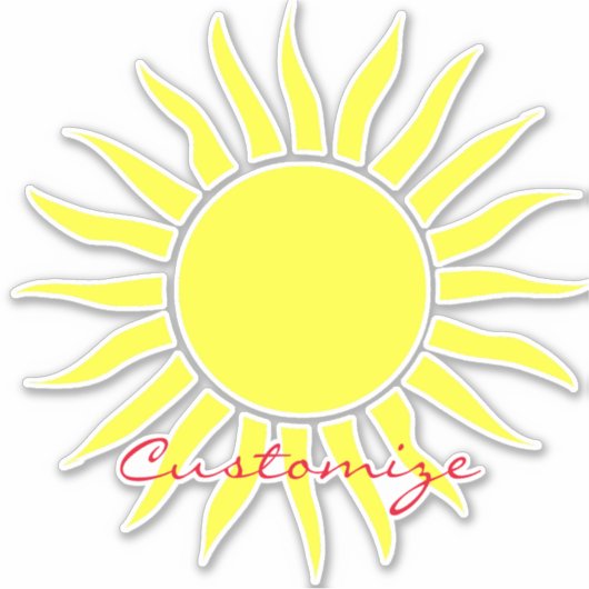 Blazing Sun Thunder_Cove Aufkleber (Vorderseite)