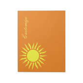 Blazing Sun Thunder_Cove Notizblock (Rotiert)