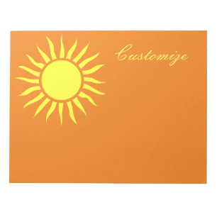 Blazing Sun Thunder_Cove Notizblock