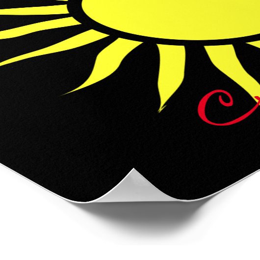 Blazing Sun Thunder_Cove Poster (Ecke)