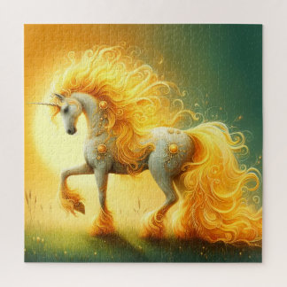 Blazing Sun Unicorn Puzzle