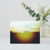 Blazing Sunset Postkarte (Stehend Vorderseite)