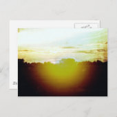 Blazing Sunset Postkarte (Vorne/Hinten)