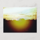 Blazing Sunset Postkarte (Vorderseite)