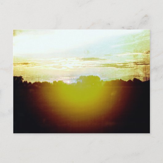 Blazing Sunset Postkarte (Vorderseite)