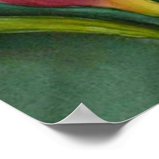 Blazing Tulip Poster (Ecke)