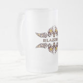 Blazzerz Bierglas Mattglas Bierglas (Vorderseite Links)