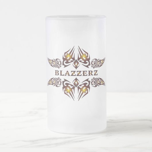Blazzerz Bierglas Mattglas Bierglas (Mittel)
