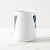 Blck u. Blau 16 Unze Kaffeetasse (Mittel)