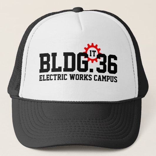 BLDG. 36™ Trucker Hat Truckerkappe (Vorderseite)
