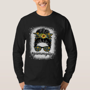 Bleach Gammy Leben Unordentliches Haar Bun Sonnenb T-Shirt