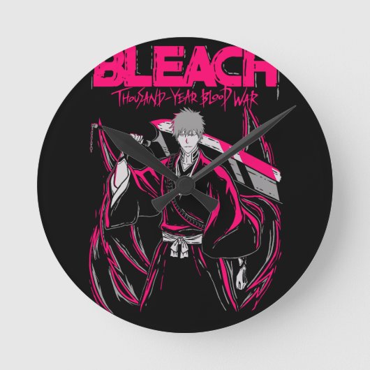 Bleach kids runde wanduhr (Vorderseite)