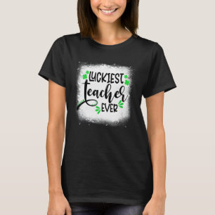 Bleach Luckiest Lehrer je St Patrick S Day Scho T-Shirt