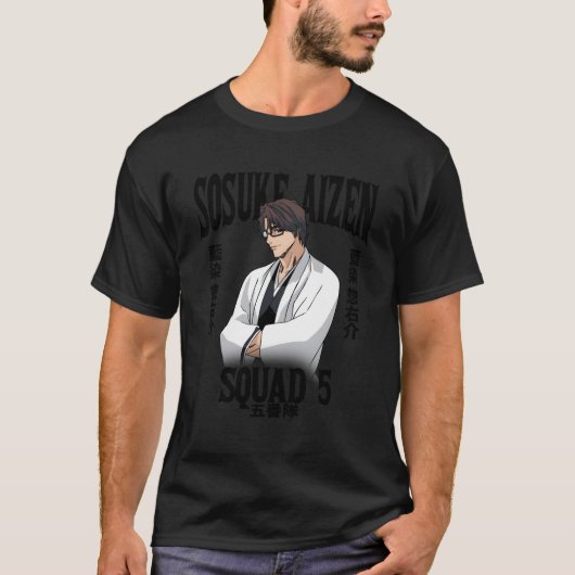 Bleach Sosuke Aizen Squad 5 T-Shirt (Vorderseite)