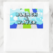 BLEACH & WASSER RECHTECKIGER AUFKLEBER (Tasche)