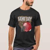 Bleached American Football Game Day Vibes T-Shirt (Vorderseite)