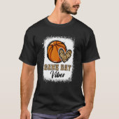Bleached Basketball Game Day Vibes Basketball Mom  T-Shirt (Vorderseite)