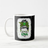 Bleached Cna Life Messy Bun Leopard St Patricks Da Kaffeetasse (Links)