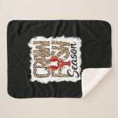Bleached Crawfish Season Leopard Crawfish Boil Sherpadecke (Vorderseite (Horizontal))