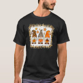 Bleached Happy Fall Y'all Gnome Pumpkin Autumn Tha T-Shirt (Vorderseite)