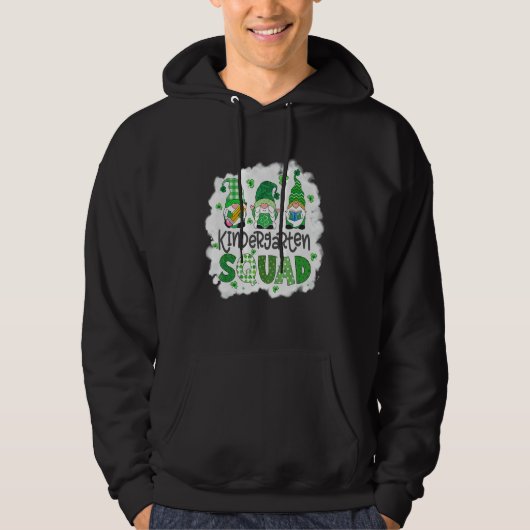 Bleached Kindergarten Squad Gnomies St Patricks Da Hoodie (Vorderseite)