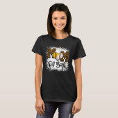 Bleached Mom Of Both Leopard Baseball Softball T-Shirt (Vorne ganz)