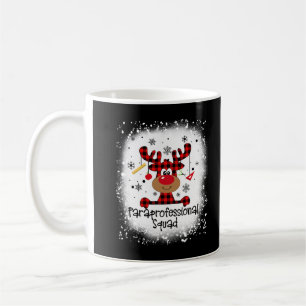 Bleached Paraprofessional Squad Reindeer Funny Chr Kaffeetasse