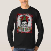 Bleached Santa's Favorite X Ray Tech Messy Bun Chr T-Shirt (Vorderseite)